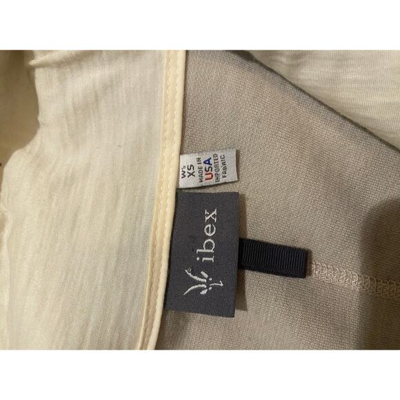 Ibex Alana Tunic Sweater Jacket, Size XS, Merino Wool Full Zip Almond Heather - Picture 3 of 6